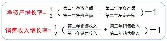 成长性计算公式